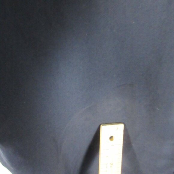 Club Monaco Womens Navy Blue Midi Dress Long Sleeve Button Front 4 Silk 328 - Picture 4 of 11